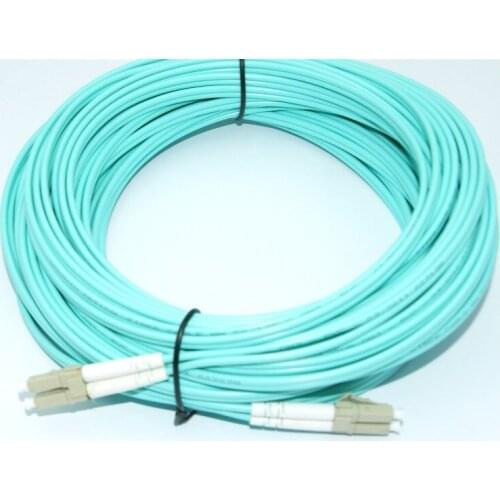 Free Shipping 25m LC-LC Fiber Optic Patch Cord Cable OM3 Duplex Multimode Fiber Jumper LC/UPC-LC/UPC