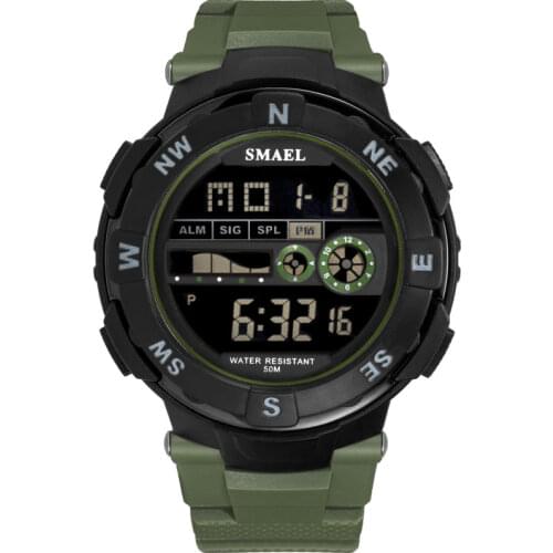 New Smael Watch Military Watches Men LED Digital Electronic Watches Fashion Sports Watches Men reloj hombre horloge mannen