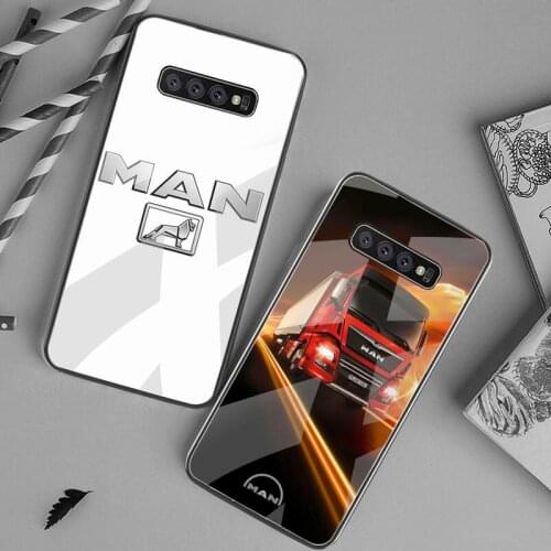 Man Trucks Phone Case Tempered Glass For Samsung S20 Plus S7 S8 S9 S10 Plus Note 8 9 10 Plus