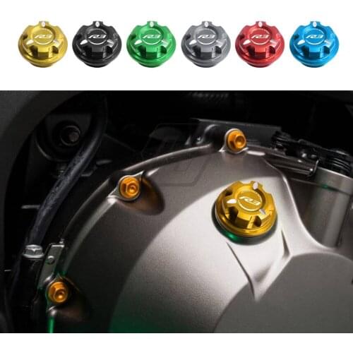 For Yamaha YZF-R3 R3 From 2015 Motorcycle Engine Oil Cap Bolt Screw Filler Cover