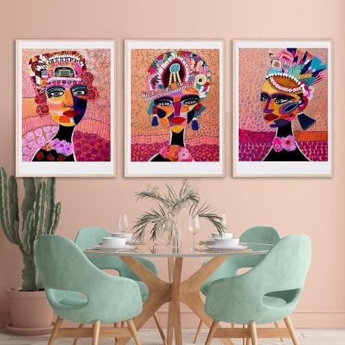 Feminist Empress Art Women Power Hand Abstract Canvas Painting Prints Girls Gift Modern Picture Living Room Bedroom Wall Poster