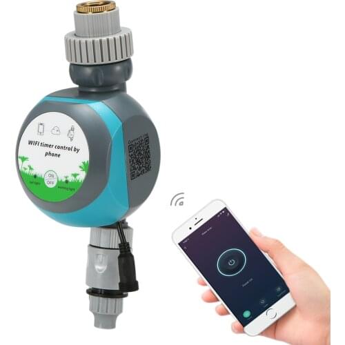 Smart WiFi Irrigation Water Timer Controller Mobile Phone Remote Access Automatic Watering Timer Wireless Garden Programmable