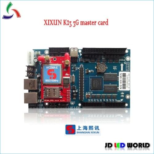 K23 3G GPRS wireless led sending card xixun full color led screen asynchronous cascade control card K23