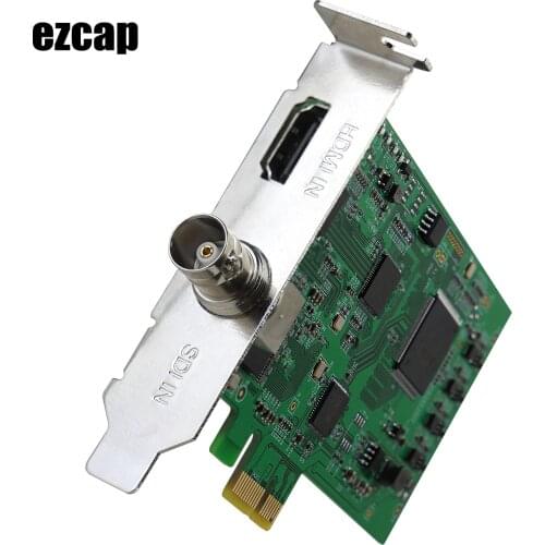 1080p PCIE SDI HDMI Capture Card for PS3 PS4 PS5 Xbox Switch Laptop PC HD Camera Camcorder Live Streaming Device Video Recorder