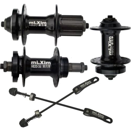 N0HA Bike Disc Brake MTB Casette Bearing Hub 32 36H Aluminum Alloy Front Rear Hub Set Easy Release(qr) Through Axle