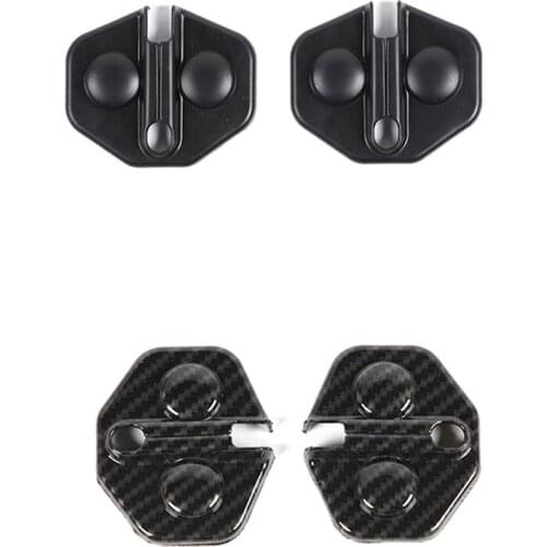 Car Door Lock Cover Protector Trim for Ford Mustang 2009 2010 2011 2012 2013 ABS Exterior Accessories