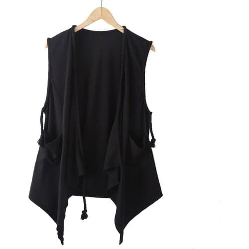 2017 Big yards mens clothing M-5XL Male slim vest sleeveless vest cardigan thin outerwear mens clothing The singers clothing