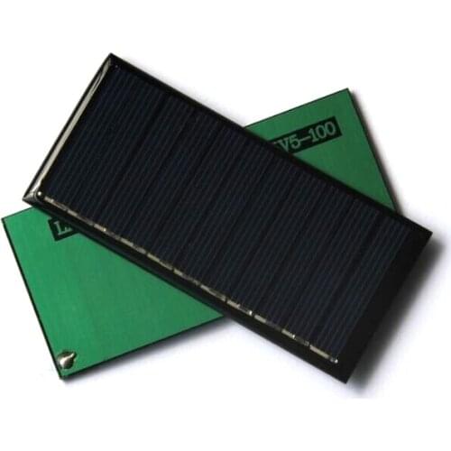 Mini 0.55W 5.5V Solar Cell Module DIY Polycrystalline Solar Panel Charger System For 3.7V Battery Study 95*44MM Free Shipping