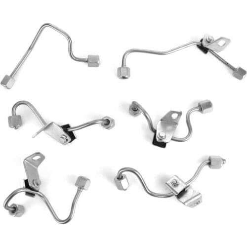 6pcs Fuel Injection Line Set 5086871AA 5086872AB 5086873AB 5086874AB Fit for Dodge 5.9L 2003 2004 2005 2006 2007 2008 2009