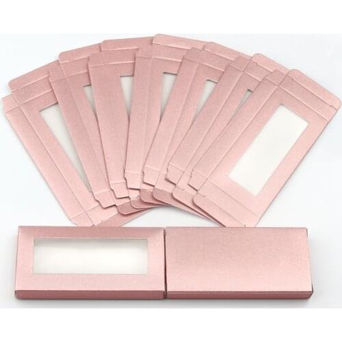 Wholesale10/50/100Pcs Packing box for eyelash blank eyelashes package Multicolor paper box Eyelashes DIYflash packing makeup box