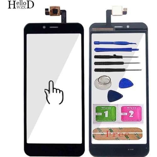 5'' Touch Screen For Vertex Impress Click Touch Screen Glass Lens Digitizer Front Outer Glass Sensor Repair Tools 3M Glue Wipes