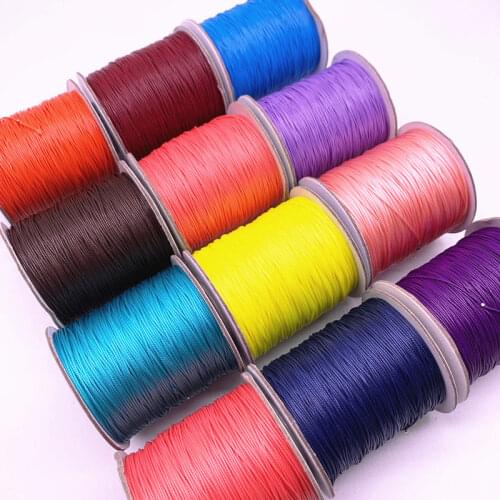 0.5mm 10meters Waxed Cord Waxed Thread Cord String Strap Necklace Rope Beads for Jewelry Making DIY Bracelet