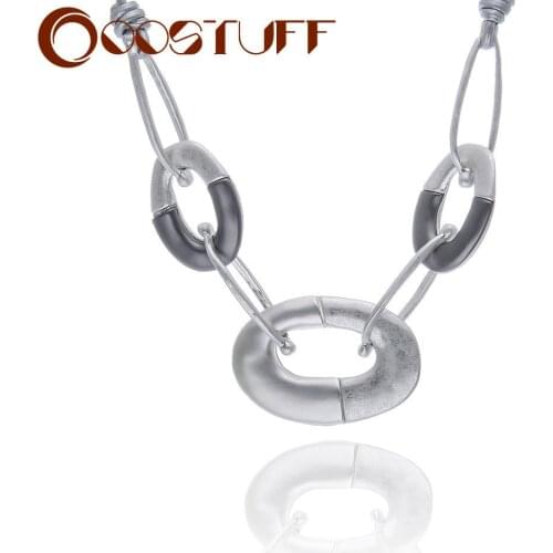 Trend Silver Color Neck Choker Necklace for Women Vintage Chains Around the Neck Suspension Decorative Pendants Accessories 2021