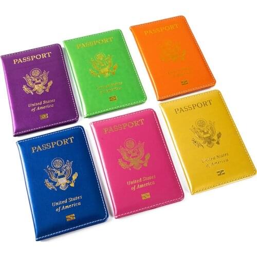 1PC Travel Passport Cover Women Pu Leather Cute Pink Holder Passport Lovely Girl Pasaport Case Travel Covers for passports