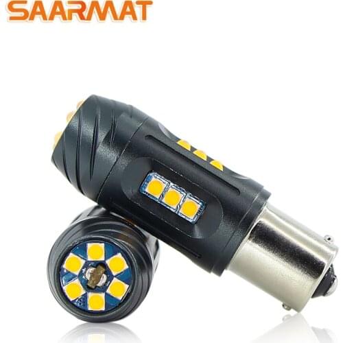 2*CanBus No Error 1156 ba15s P21W bau15s PY21W T20 7440 WY21W 2100lm Car Turn Signal Daytime running reverse Lights led DRL bulb