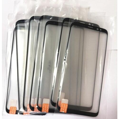50pcs/lot WITH OCA Front Outer Glass For Samsung Galaxy S8 Plus S9 Plus S10 plus S10 S10e Note 9 8 Front Glass Replacement