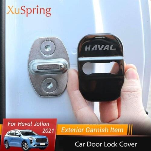 Car Accessories Stainless Steel Door Lid Door Protection Car-Styling Stainless Steel 4Pcs/Set For Haval Jolion 2021 2022