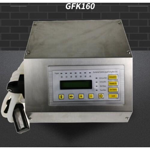 Free shipping!GFK-160 Bottle filling machine liquid filler Digital Control Pump Drink Water Liquid Filling Machine 5-3500ml