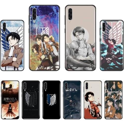 Attack on Titan Phone Case For Samsung A20 A30 30s A40 A7 2018 J2 J7 prime J4 Plus S5 Note 9 10 Plus
