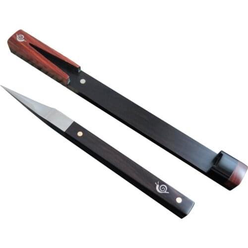 Ebony Stainless Steel Pu'er Tea Knife Pry Tea Tea Set Accessories Tea Ceremony Six Gentlemen