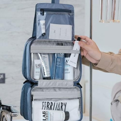 Men Travel Toiletry Set Storage Bag Fashion Storage Cosmetic Bags Travel Cosmetic Bag Business Travel Make Up Waterproof Bag