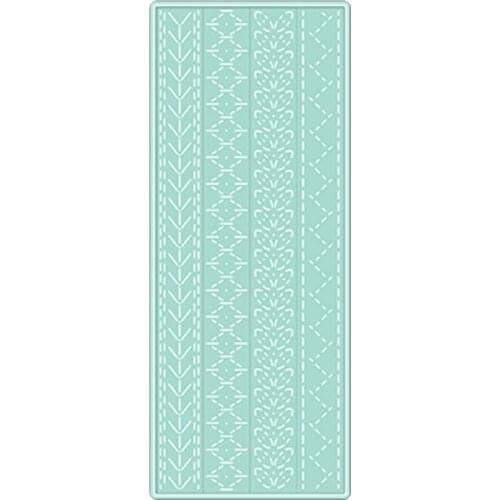 Background Stitched Slimline Metal Cutting Dies Diary Scrapbooking Craft Engraving DIY New Arrive 2021 Greeting Card Handmade