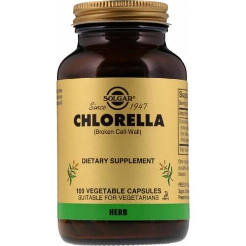 Solgar Chlorella 520 mg 100 Capsules