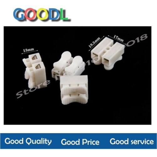 50 pcs terminal block wire connector wire connector line column quick spring push-type two-position docking CH-2