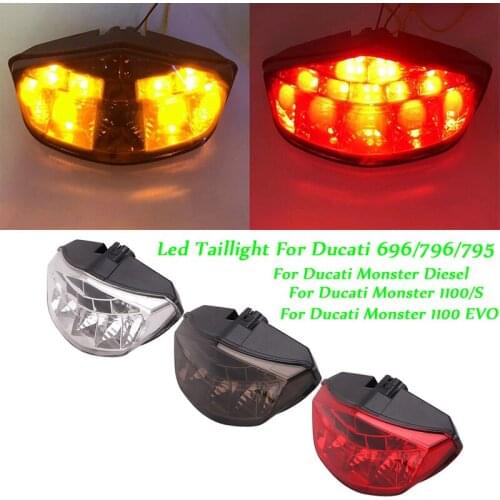 Led Taillight Set For Ducati Monster 696/795/796/1100 EVO/Diesel/1100/1100S Motorcycle Refit Rear Brake Turn Signal