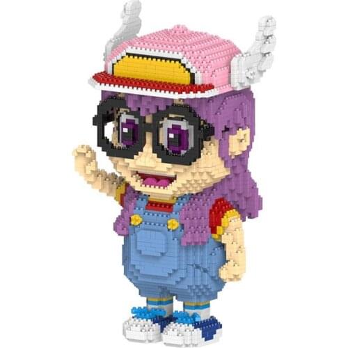 Cartoon Girl Building Blocks Dr. Slumped DIY Mini Bricks Assembly Model Mirco Blocks Gifts Toys For Kids 2642pcs Blocks