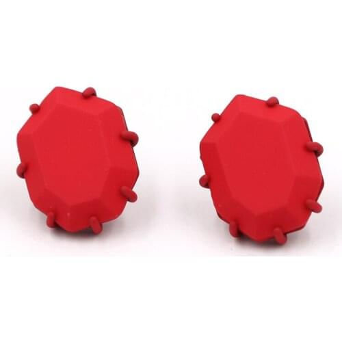 2019 Hot Selling Seven Claw Painted Stud Earrings Cnady Color Geometric Women Fashion Gift Fashion Jewelry Wholesale