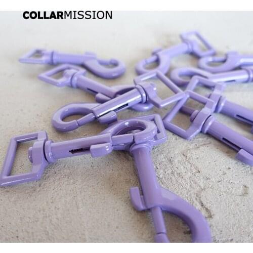 Metal violet colored baking paint dog clip hook durable and strong swivel snap hook zinc alloy Diy accessories CPK20V