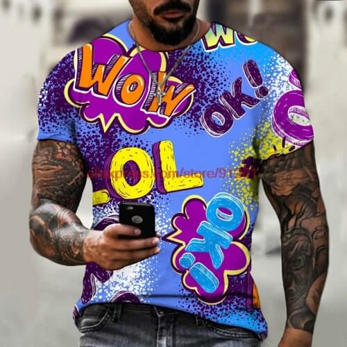 2021 Summer Mens T-shirt European And American Street Fashion Fashion Fit Slimming Handsome Clothing Polyester Quick-Drying