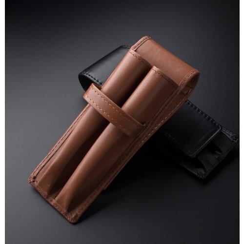 Handmade school Leather Pen Bag Pencil Bag Vintage Retro Style Accessories Free Shipping