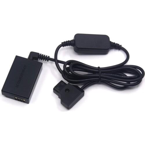 12-24V Step-down Cable To D-TAP Dtap ACK-E17+DR-E17 DC Coupler LP-E17 Dummy Battery For Canon EOS M3 M5 M6 EOS-M3 EOS-M5 EOS-M6