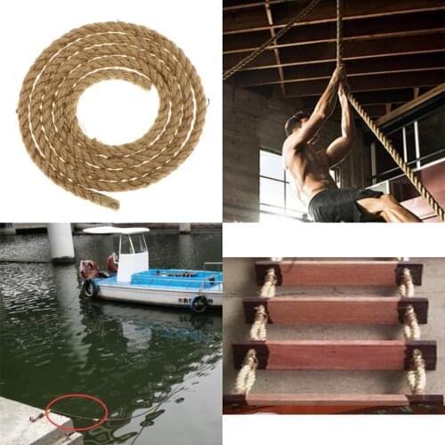 Premium Treated Versatile Twisted Manila Rope Un Manila Natural Boat 12mm