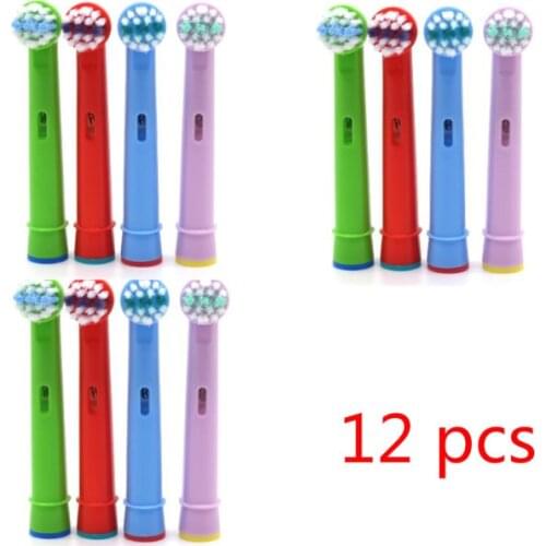 12pcs/3 set for Oral B Sensitive Clean Electric Toothbrush Replacement Brush Heads