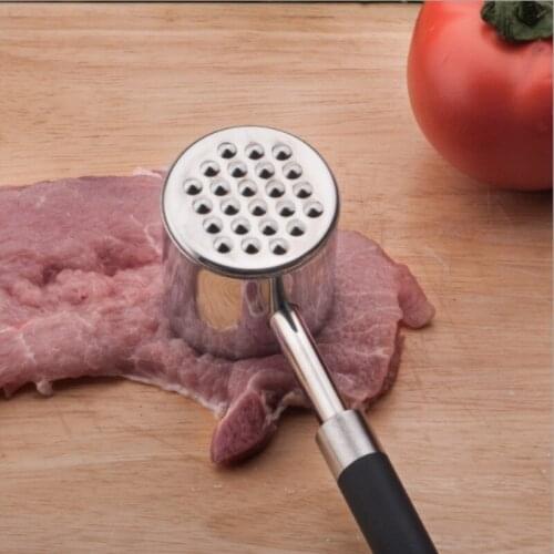 Heavy Duty Mallet Tool Beef Steak Pork Chop Yam Chichen Pounder Meat Tenderizer Broken Ribser Double-sided Loose Meat Hammer