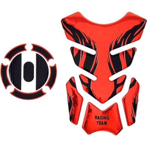 Universal 3D Motorcycle Fuel Tank Decals Pad Protector Cover Stickers For Honda Yamaha Kawasaki Suzuki KTM Benelli
