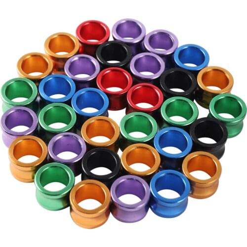 Pigeon Bird Foot Ring Species Identify Training Rings Pet Label Sign For Aluminum Pet Bir Foot Ring 6 Colors 60 Pcs