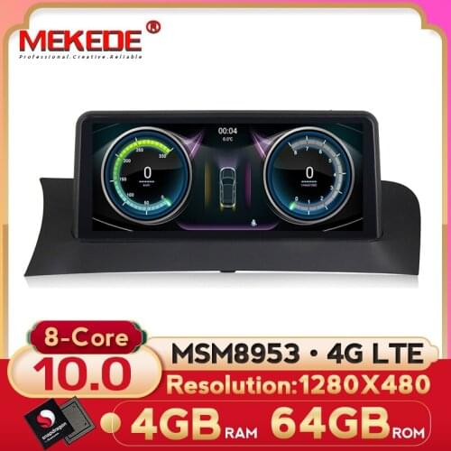 Qualcomm Android 10 8 core CAR DVD FOR BMW X3 F25, X4 F26 CIC/NBT player audio stereo Multimedia GPS stereo monitor ips screen