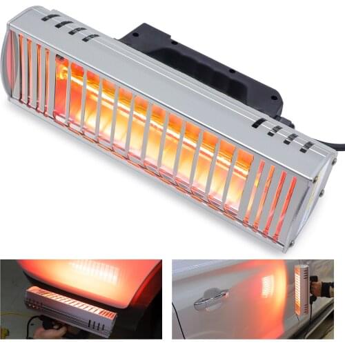 Baking Infrared Paint Curing Lamp 1000W Short Wave Infrared Heater Handheld Car Bodywork Repair Paint Dryer