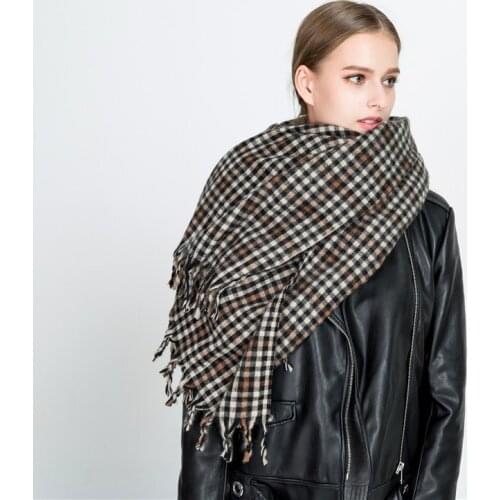 200*85cm Cashmere imitation Shawl Scarf Autumn Winter Scarves Men Foulard Square Hijab Ladies wrap muffler pareo female hijab