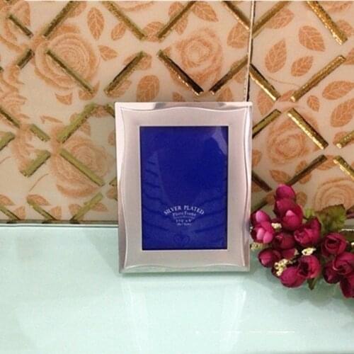 5/6/7/8/10 Inch Good Quality Light Luxury Silver Plated Metal Photo Frame Picture Frames