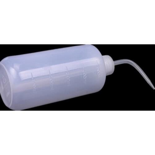500ml Wash Clean Clear White Plastic Laboratory Wash Squeeze Bottle Transparent Container Laboratory Bottle Lab Supplies
