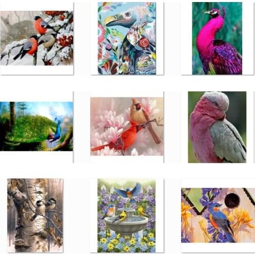 Diamond painting full drill, landscape, diy ,birds,5d, diamond embroidery animal, diamond mosaic painting NEW