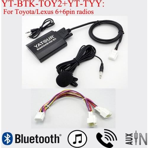 Bluetooth adapter car radio MP3 phone call kit for Toyota Lexus Camry Corolla RAV4 ES IS LX GX RX