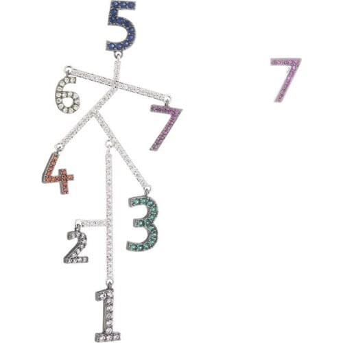 Large Hyperbole Unusual Earrings For Women Gift High Quality S925 Ear Needle Asymmetric Female Earrings Fashion Jewelry 2021