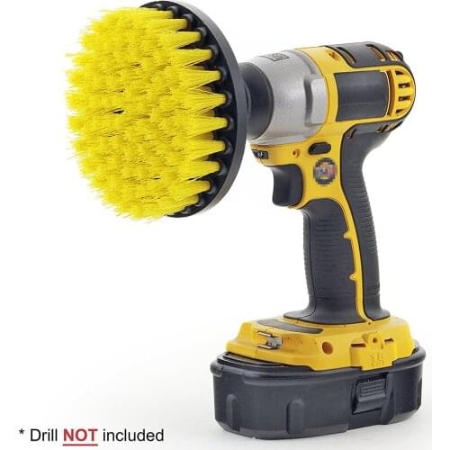 Clean Brush Household Brush Floor Scrub Brush Drill Brush Screwdriver Brush Clean Drill Brush Scrub Pad Household Clean CarClean