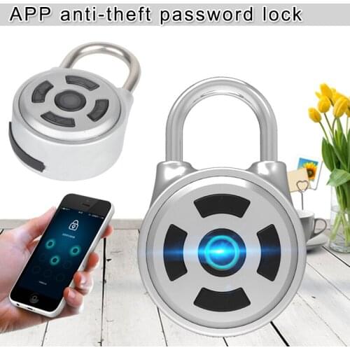 Bluetooth Padlock APP / Password Code Unlock Electronic Padlock for Door / Box / Cabinet / Bike for Phone/Android Door Lock